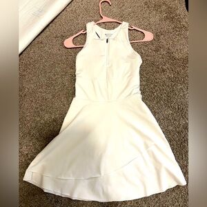 Athleta cutout tennis White Sleeveless Dress!